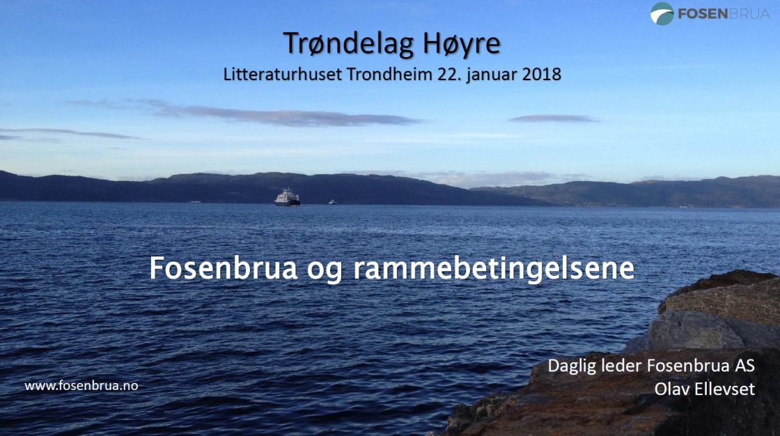 Møte Trøndelag Høyre, Litteraturhuset Trondheim 22-01-18